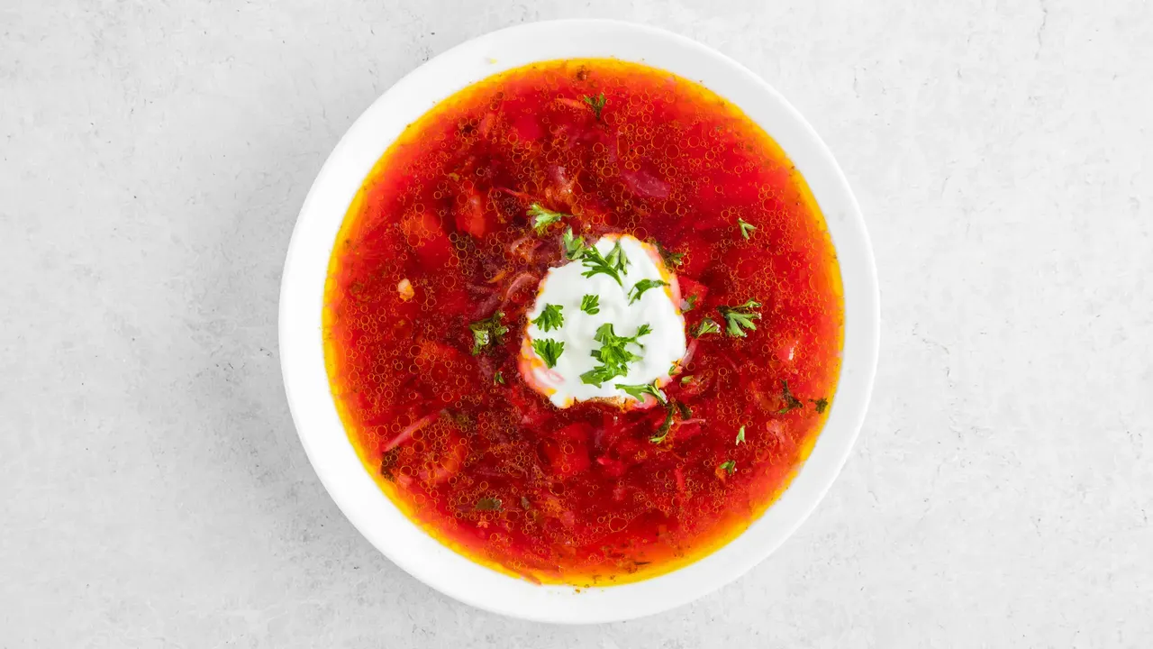 Borsch Rosso (Vegetariano o con Maiale)