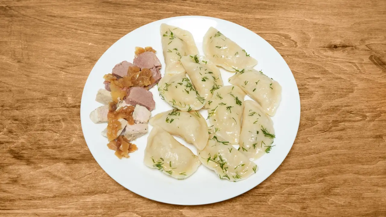 Varenyky (Pierogi) mit Fleisch (Schwein & Rind)